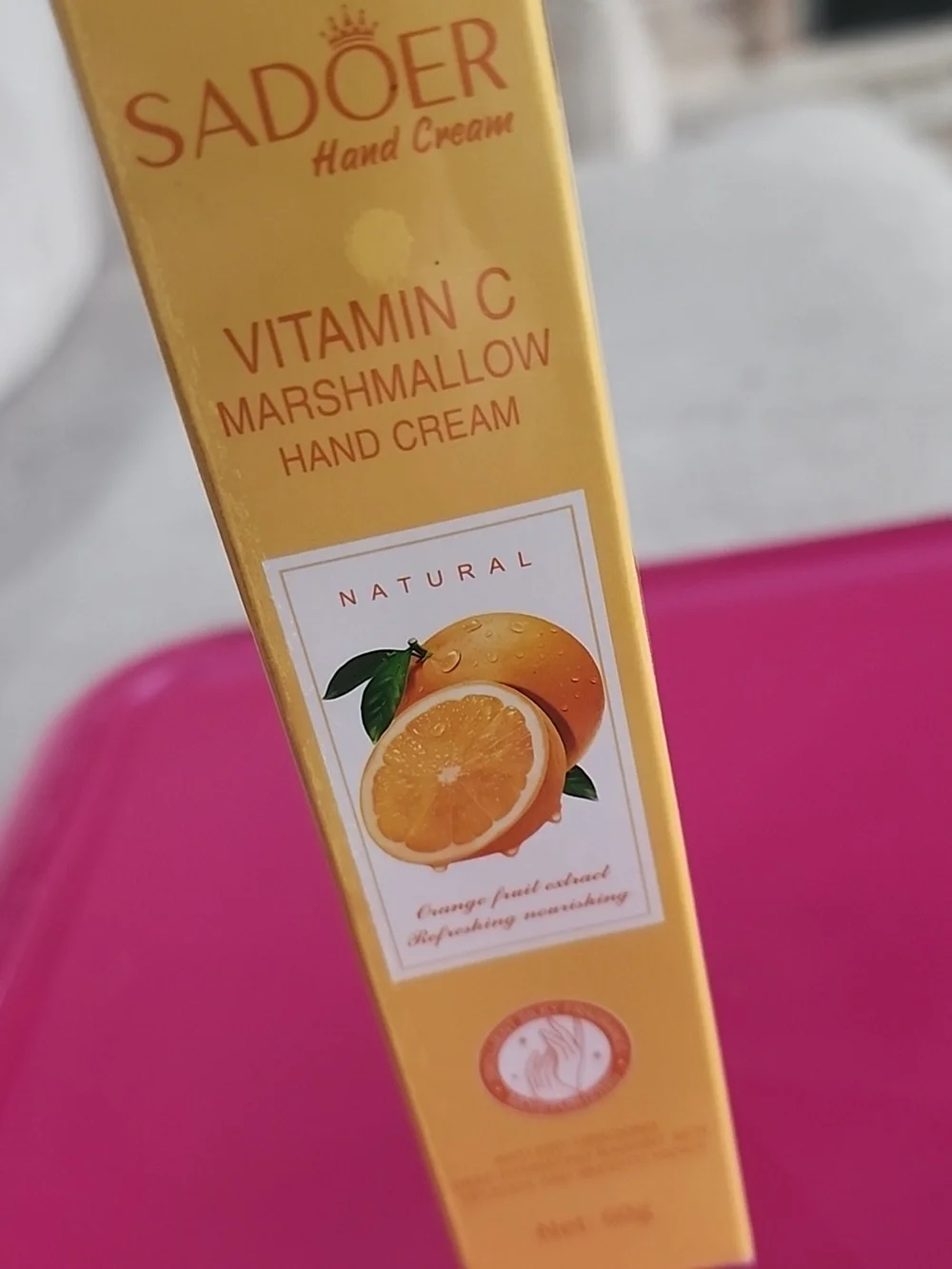 NWT Sadoer Vitamin C Marshmallow Cream Hand Cream